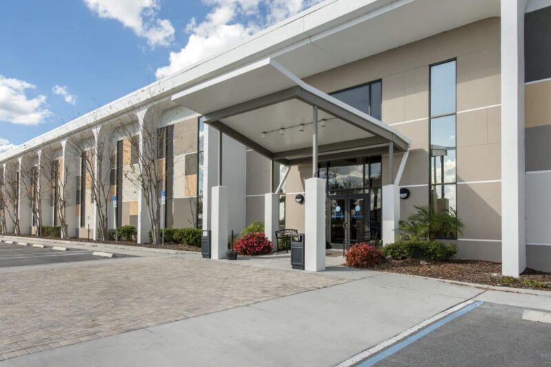 Entrance to The Recovery Village campus in Umatilla, Florida