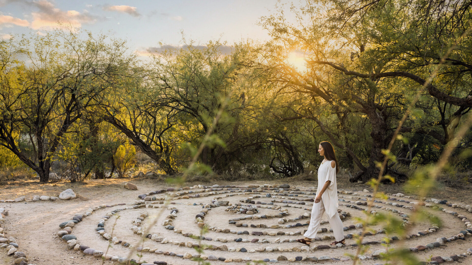 Meditation labyrinth at Canyon Ranch Tucson