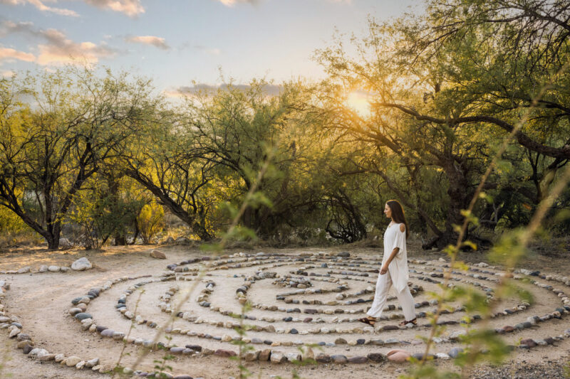 Meditation labyrinth at Canyon Ranch Tucson