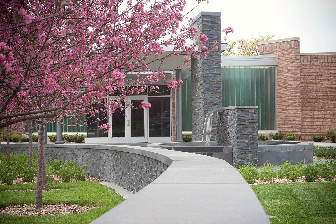 Admissions entrance at Hazelden Betty Ford's Center City campus in Minnesota