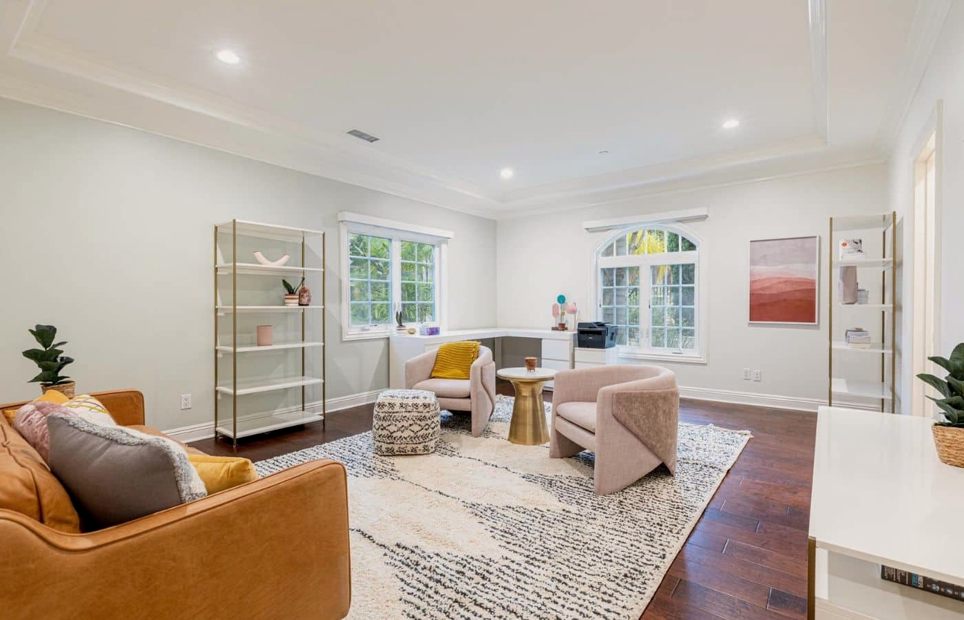 Living room at a Newport Academy Southern California residential campus