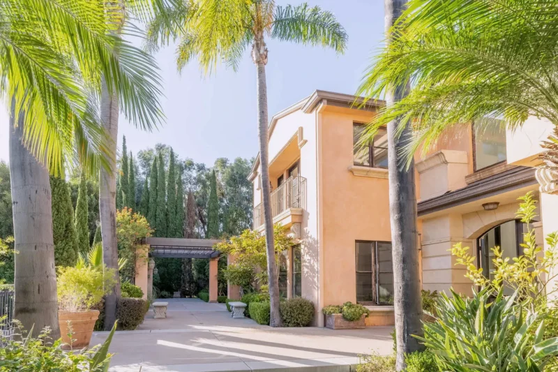 Pool and residence at Paradigm Treatment's Malibu teen program