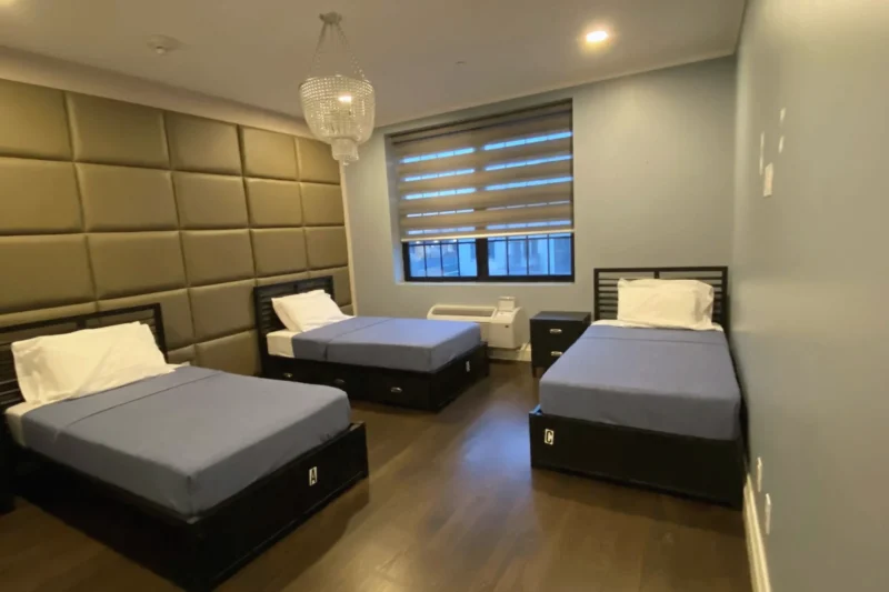 Residential bedroom at Urban Recovery's Brooklyn treatment facility