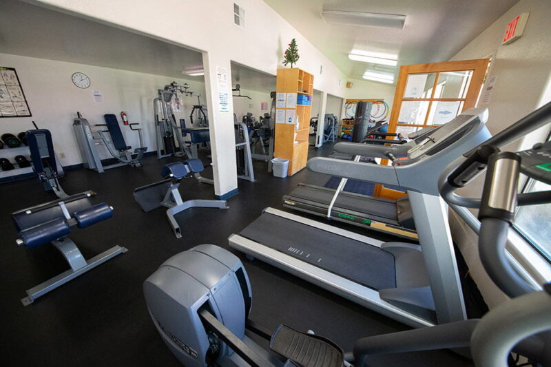 Gym at The Meadows inpatient campus in Wickenburg, Arizona