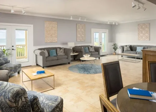 Common room at Hannah's House by Origins on South Padre Island