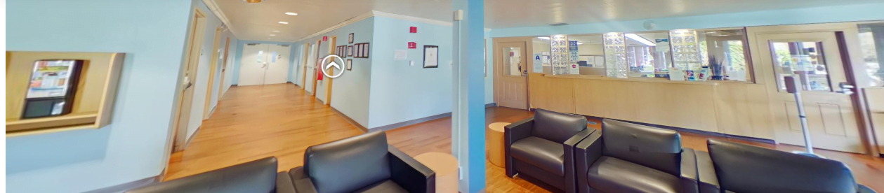 Lobby at Pacific Grove Hospital in Riverside, California