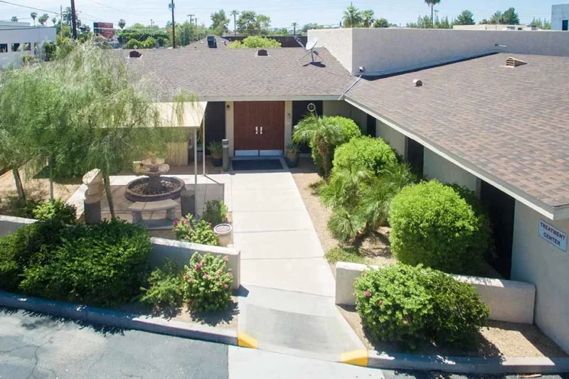 Entrance to Calvary Healing Center in Phoenix, Arizona