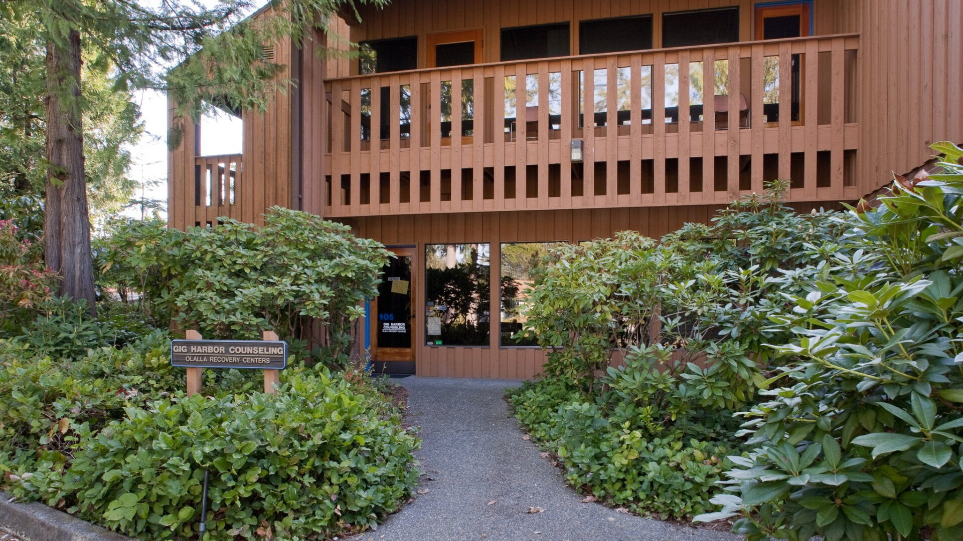 Olalla Guest Lodge residential treatment center entrance
