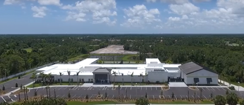 Coral Shores Behavioral Health Stuart campus aerial view