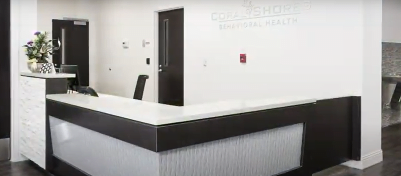 Coral Shores Behavioral Health reception desk