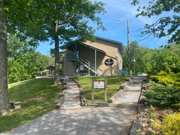 Main office exterior on the English Mountain Recovery campus in Tennessee