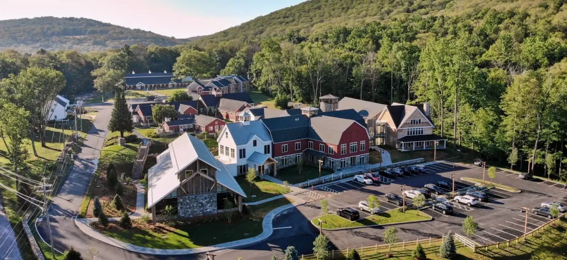 Exterior of High Watch Recovery Center in Kent, Connecticut