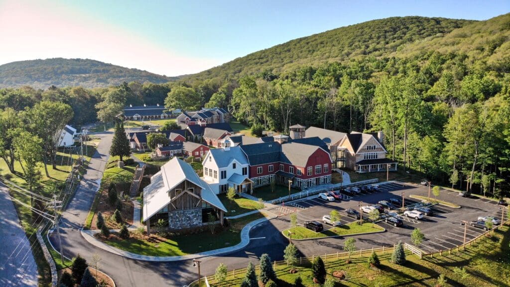 Campus building at High Watch Recovery Center in Kent, Connecticut