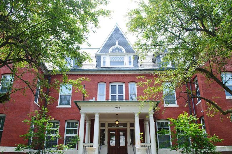 Washburn House Worcester facility exterior