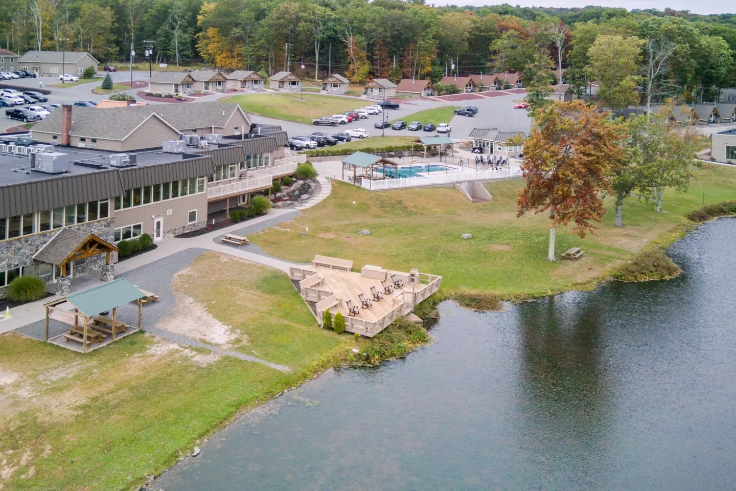 Aerial view of Brookdale's addiction treatment campus in Pennsylvania