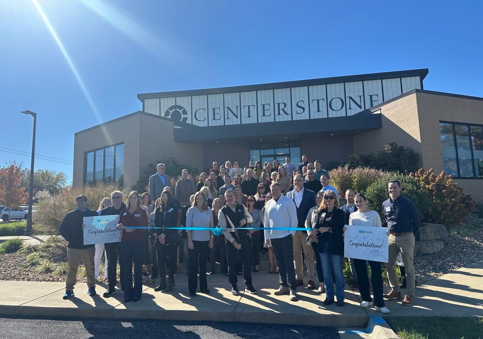 Centerstone team at the former Brightli administrative campus after the merger
