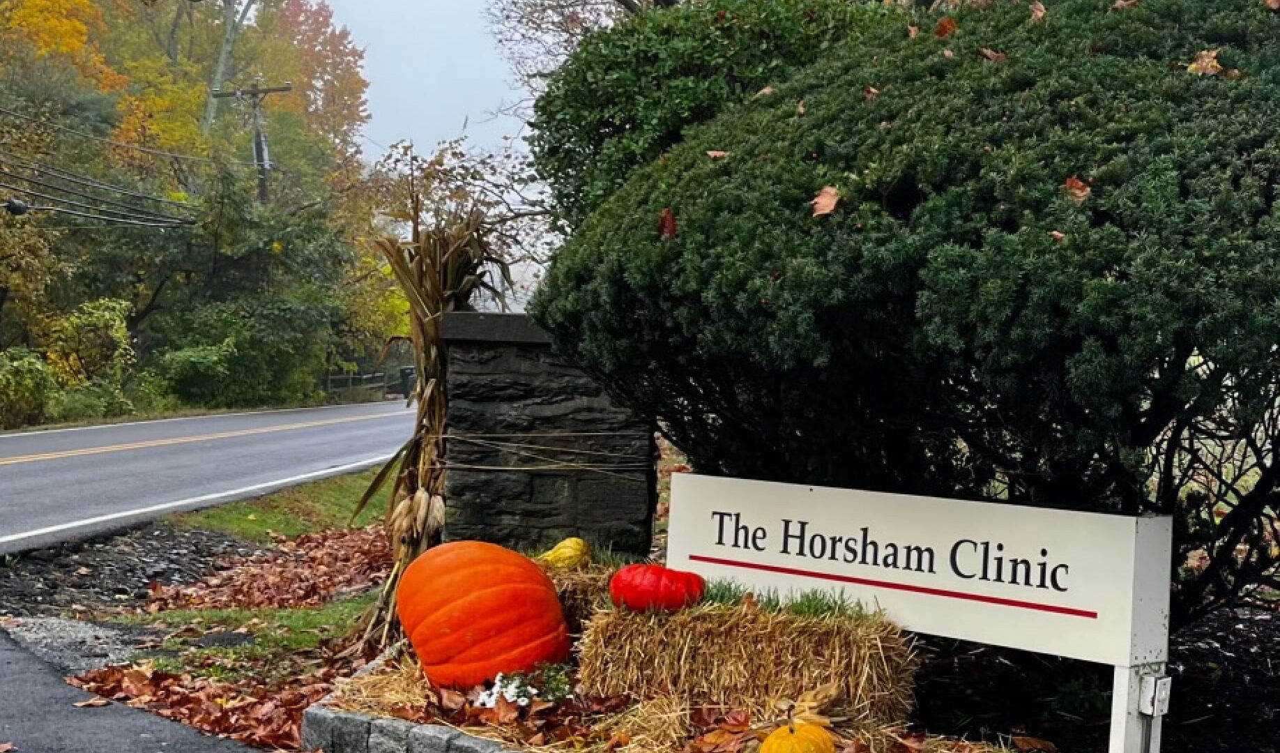 Entrance to The Horsham Clinic campus in Ambler, Pennsylvania