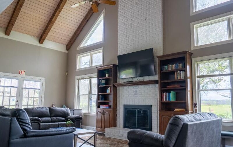 Living room at The Ranch Tennessee residential campus