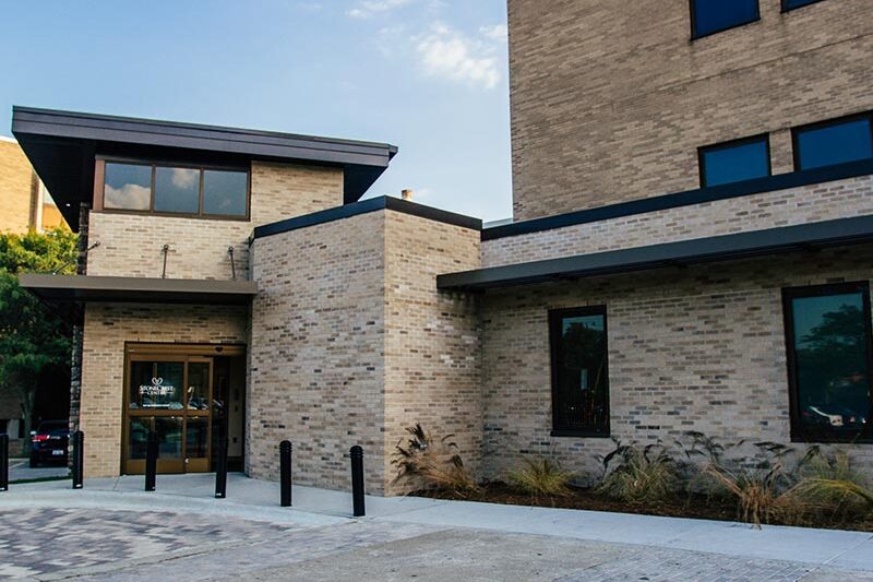 Entrance to StoneCrest Center in Detroit, Michigan