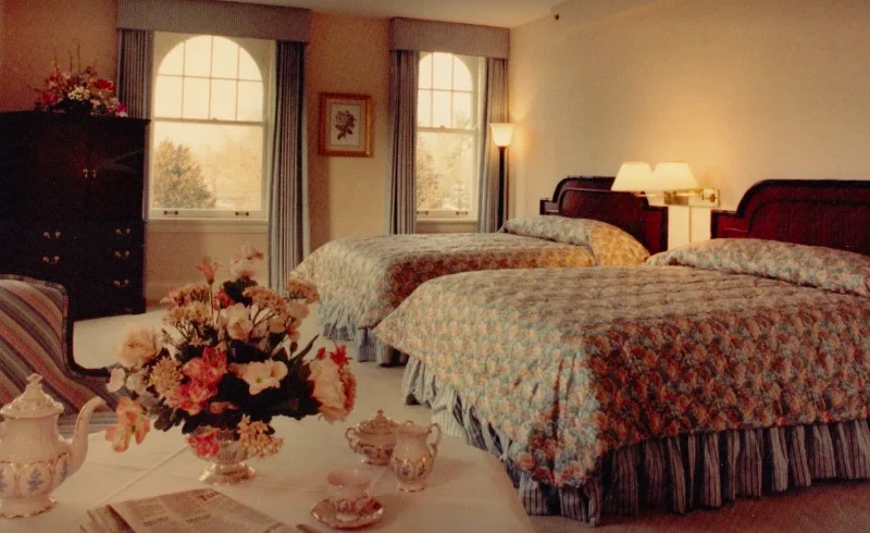 Guest bedroom at The Abbey Addiction Treatment Center