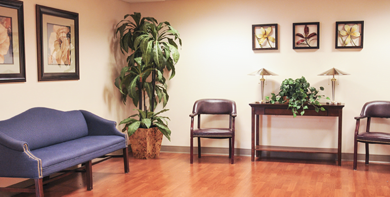 Patient lounge at Ohio Hospital for Psychiatry