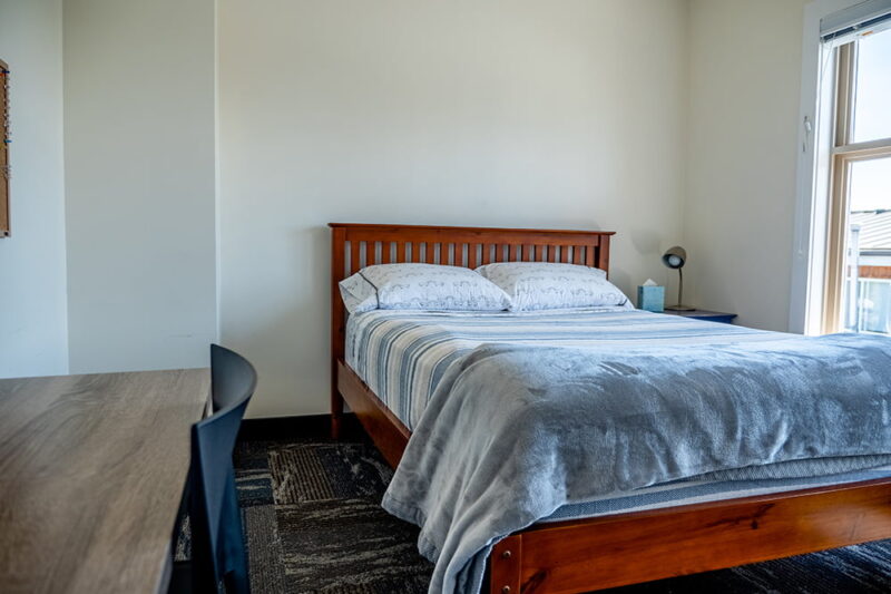 Client bedroom at Sunshine Coast Health Centre