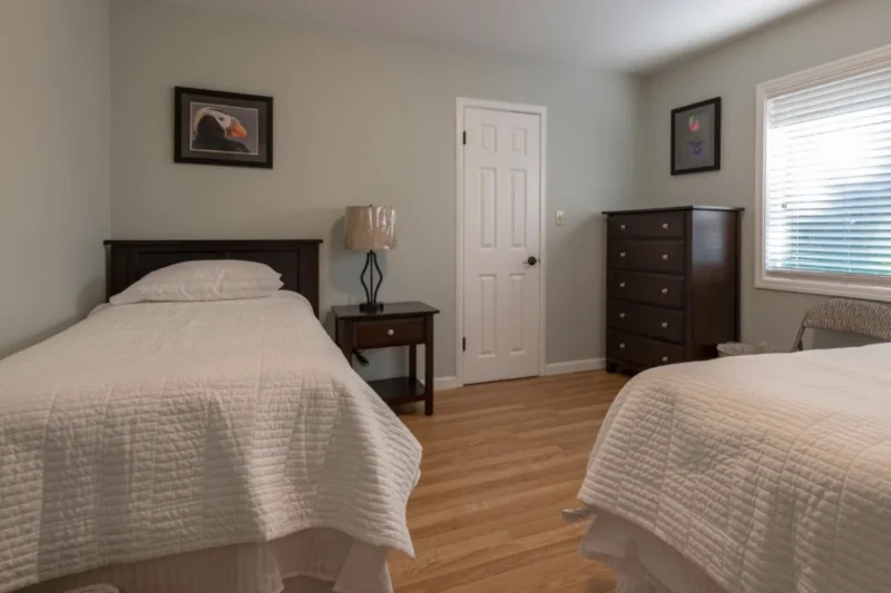 Bedroom at Olympia House Rehab in Petaluma, California