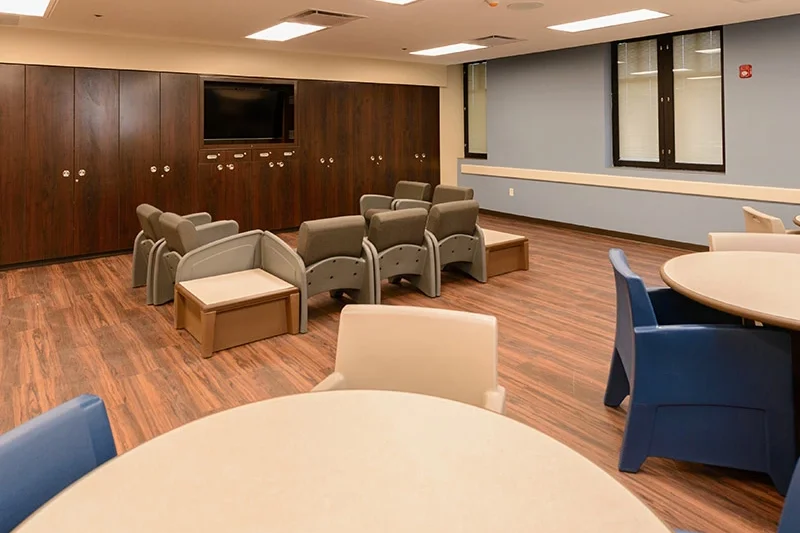 Lobby at Harbor Oaks Hospital