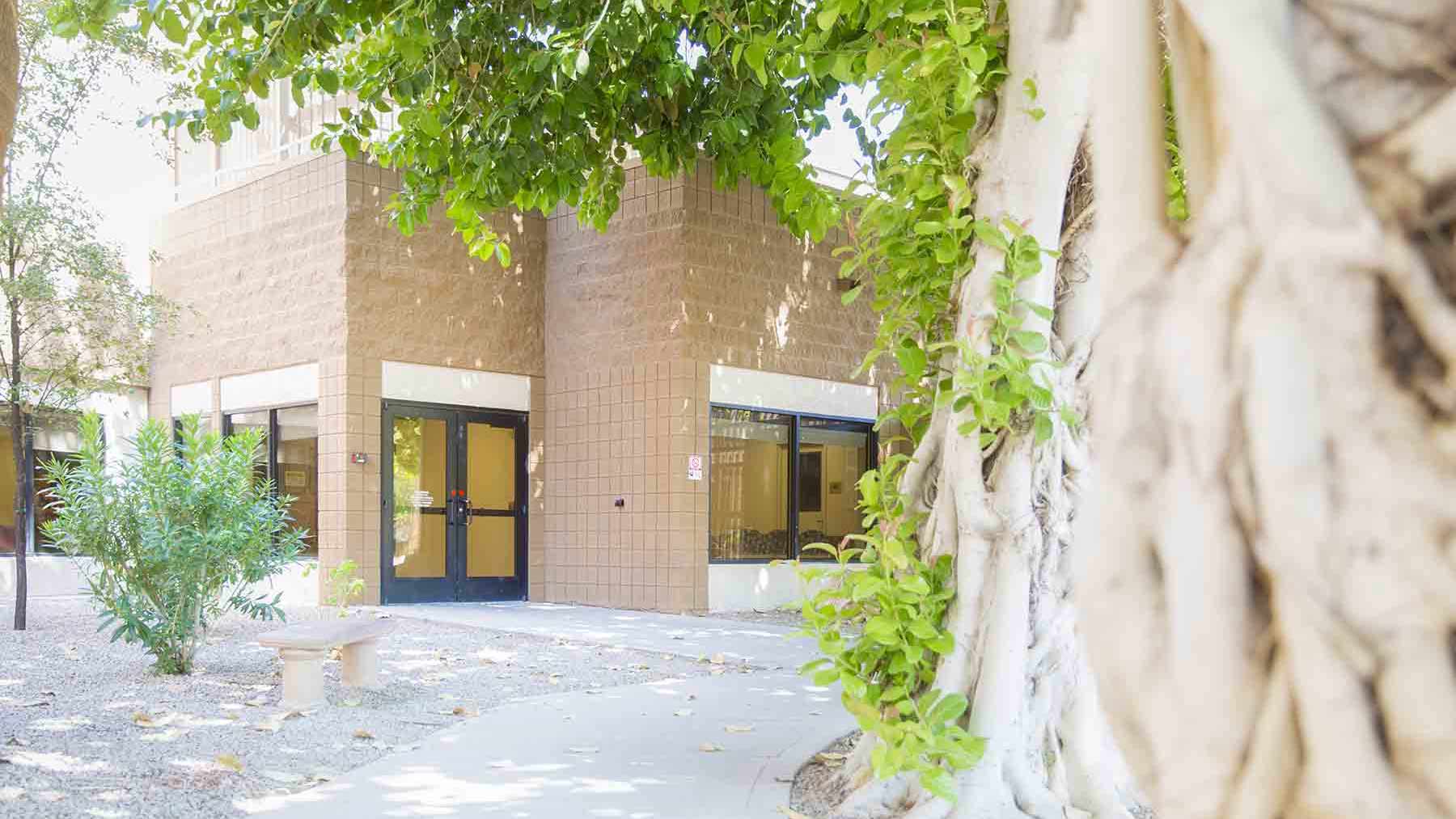 Entrance to Valley Hospital in Phoenix, Arizona
