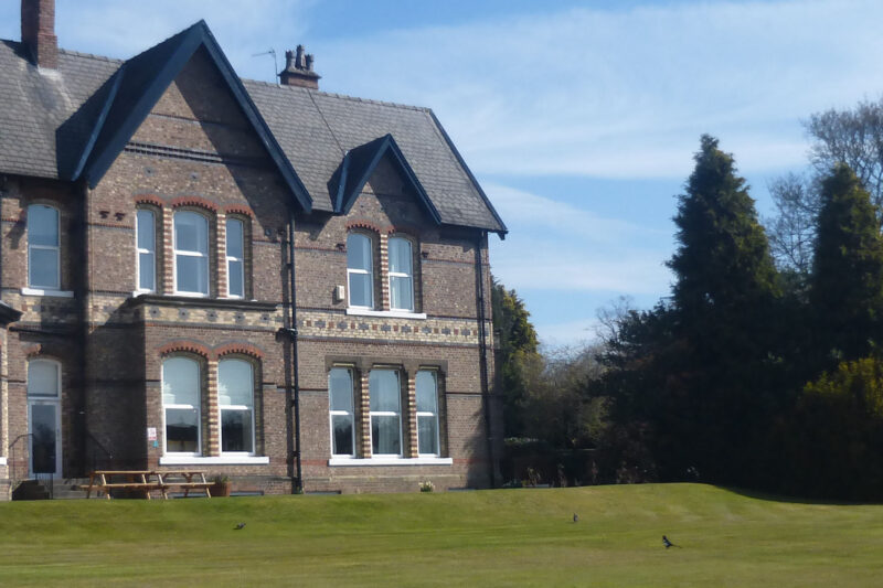 Grounds and exterior of Priory Hospital Altrincham