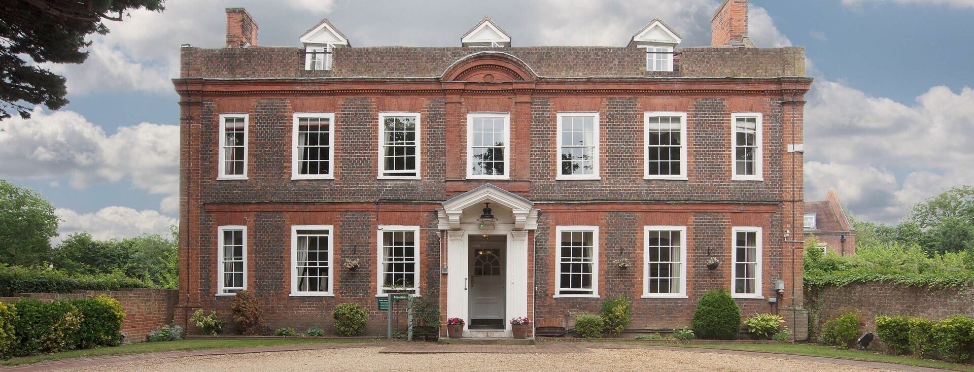 Front exterior of Priory Hospital Chelmsford in Essex, England