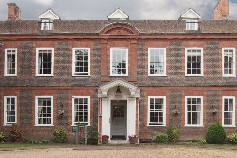 Front exterior of Priory Hospital Chelmsford in Essex, England
