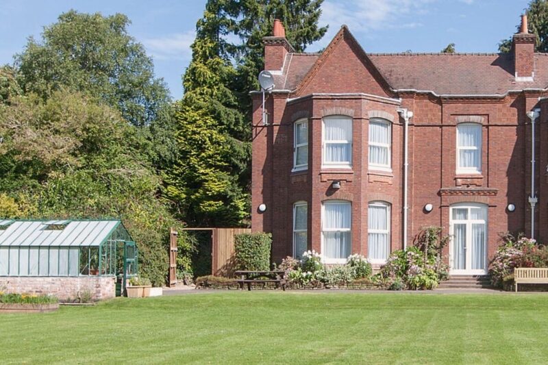 Grounds of Priory Hospital Woodbourne in Birmingham, England