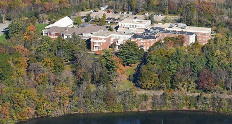Aerial view of Rogers Behavioral Health campus in Oconomowoc, Wisconsin