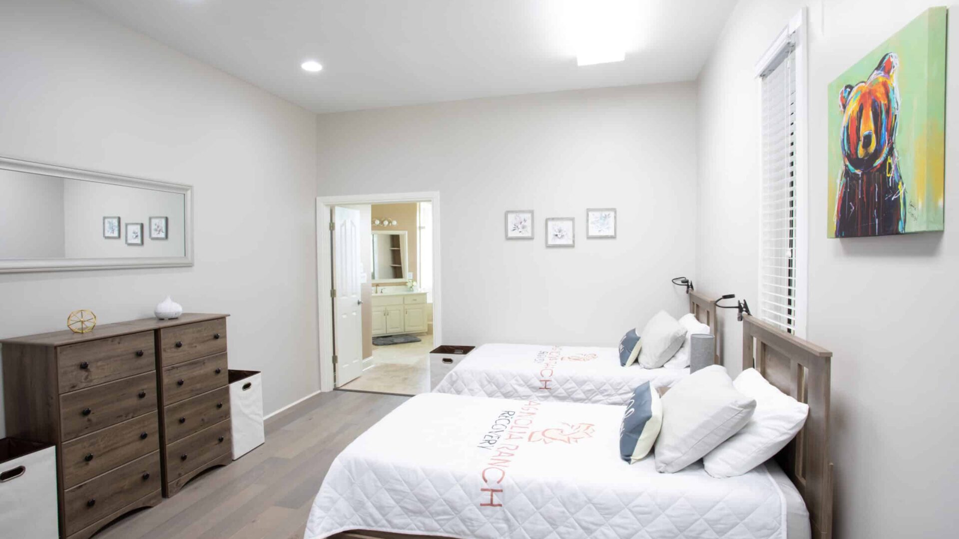 Private bedroom at Magnolia Ranch Recovery in Pulaski, Tennessee