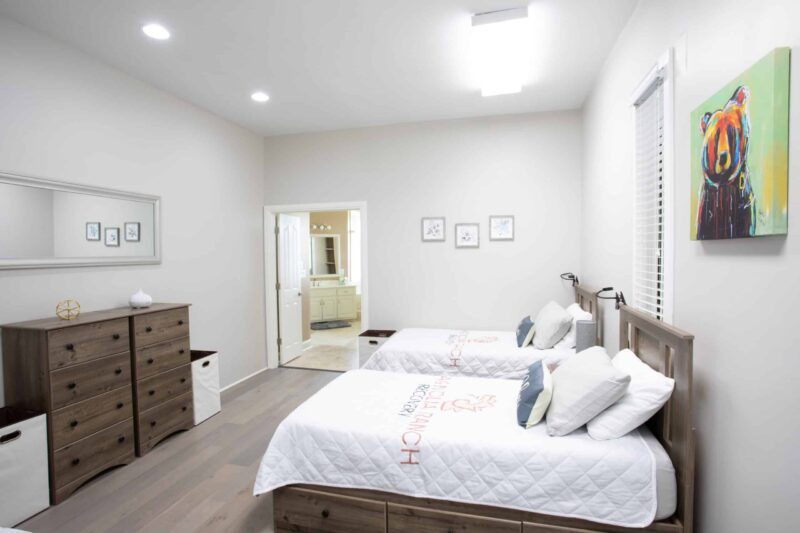 Private bedroom at Magnolia Ranch Recovery in Pulaski, Tennessee
