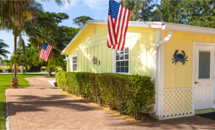 Genesis House treatment center grounds in Florida