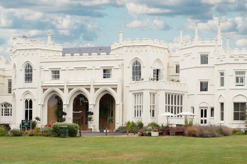 Main building and landscaped grounds at Priory Hospital Roehampton in London