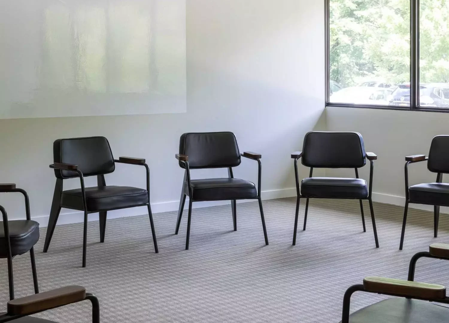 Group counseling room at Mountainside Chappaqua in New York