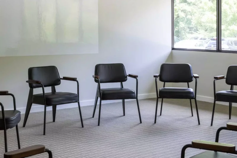 Group counseling room at Mountainside Chappaqua in New York