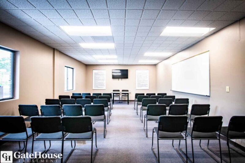 Classroom at GateHouse Treatment's Nashua, New Hampshire facility