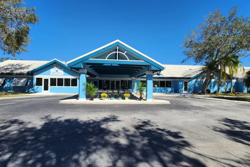 Exterior entrance of Lightshare Behavioral Wellness and Recovery in Sarasota