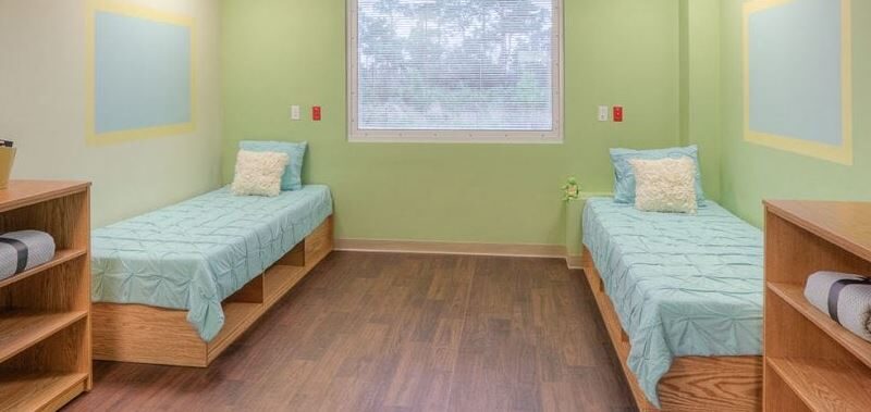Patient bedroom at SandyPines Residential Treatment Center