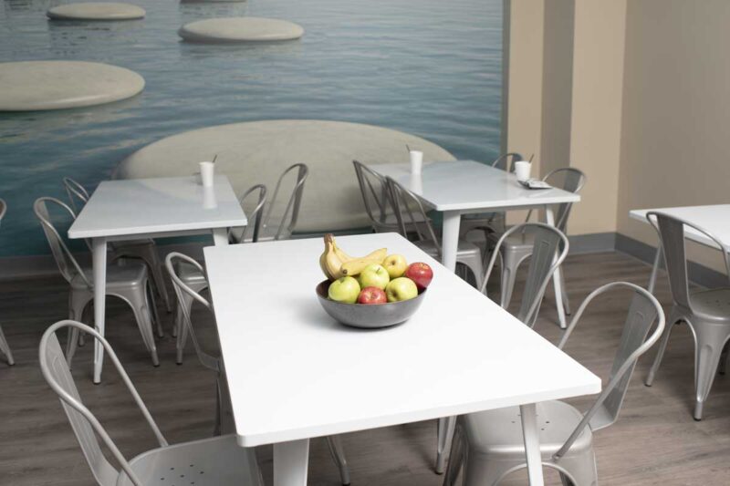Dining room at Stepping Stone Center for Recovery