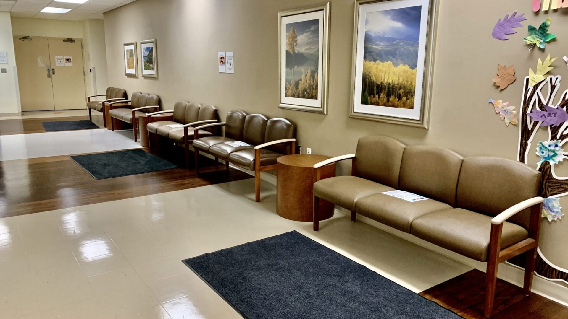 Lobby at Centennial Peaks Hospital
