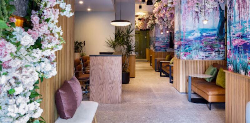 Nushama Wellness reception area in Midtown Manhattan
