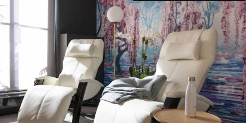 Nushama Wellness treatment room with reclining chairs