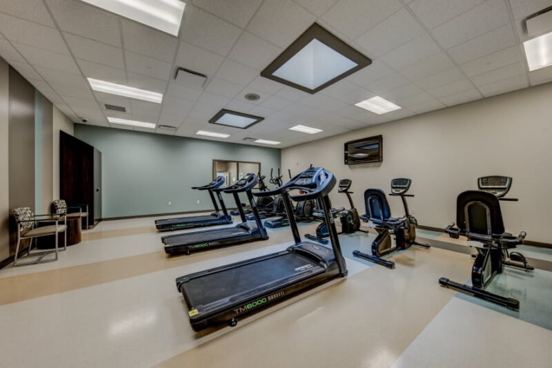 Fitness centre at Rainier Springs in Vancouver, Washington