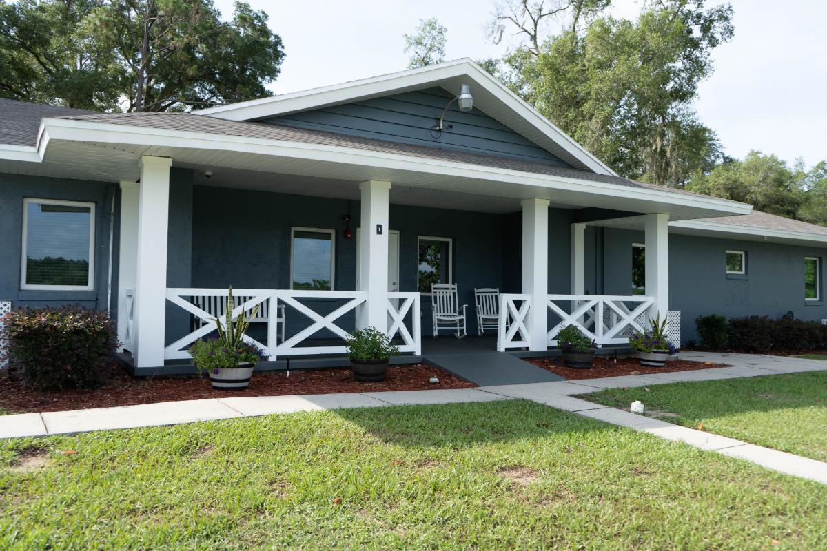 Main building at Harmony Hills in Altoona, Florida