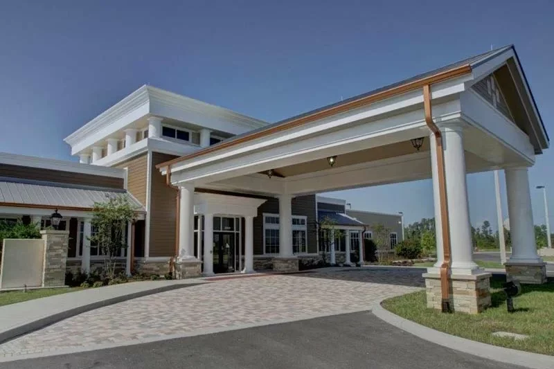 Entrance sign at North Tampa Behavioral Health in Wesley Chapel